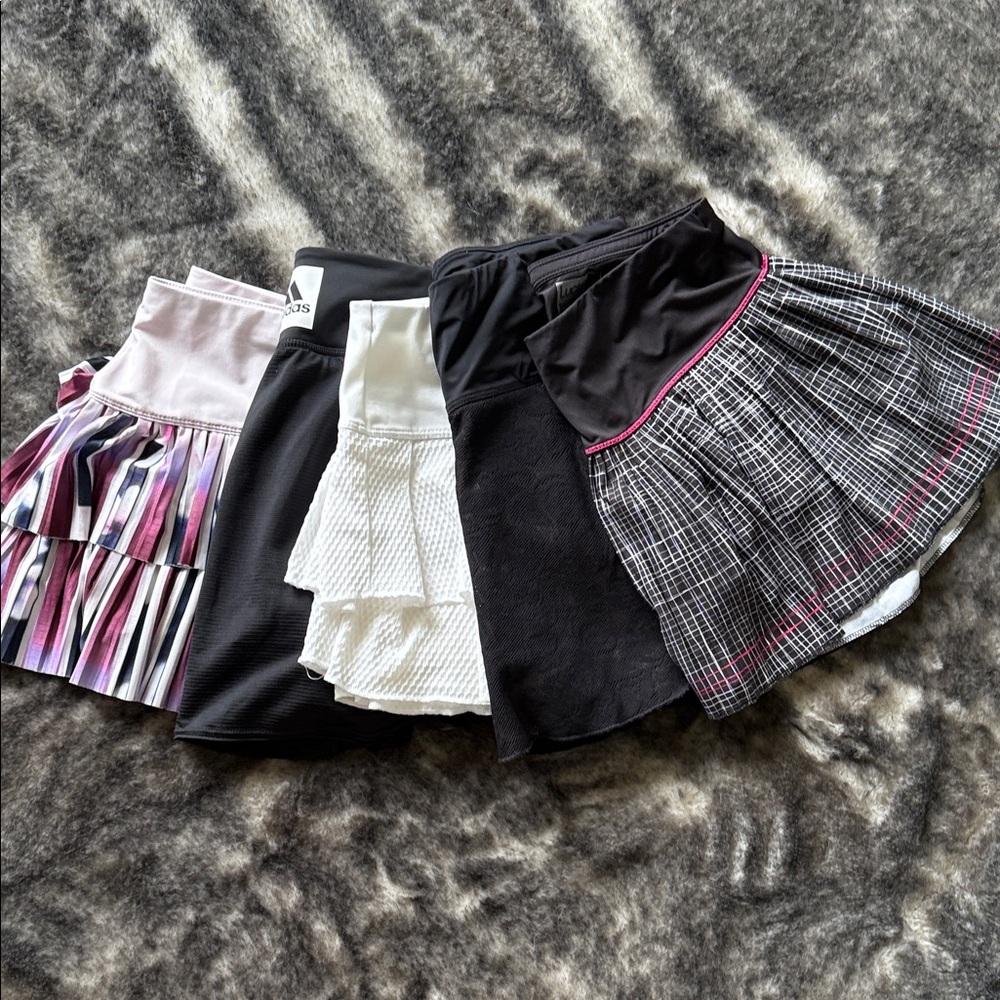 Set of 5 tennis skirts